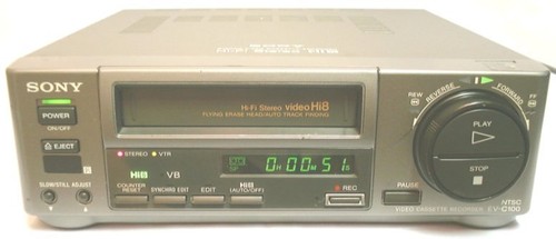 Sony c100 hi8 - hi8, editing